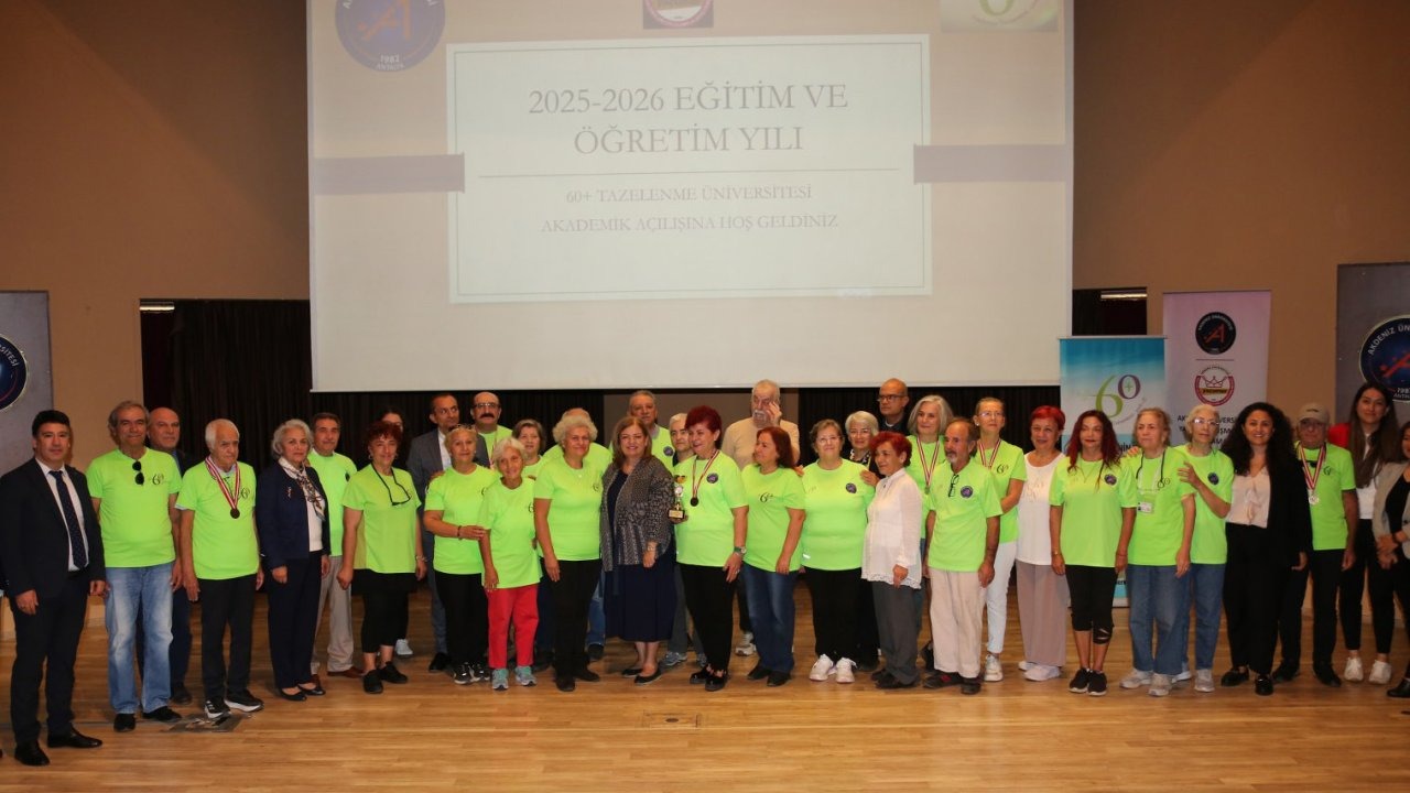 60+ Tazelenme Üniversitesi Akademik Yılı Açılış Töreni gerçekleştirildi