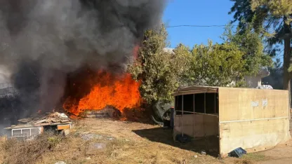 Sera sökümü sırasında çıkan yangın müstakil eve sıçradı