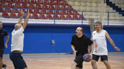 Yeni tesiste ilk maç Başkan Kotan’dan