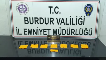 Burdur’da uyuşturucu operasyonu: 1 tutuklama