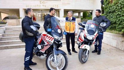 Mersin’de motorize ambulanslar hizmete girdi