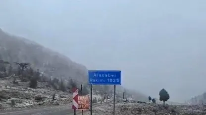 Alacabel’e yılın ilk karı yağdı