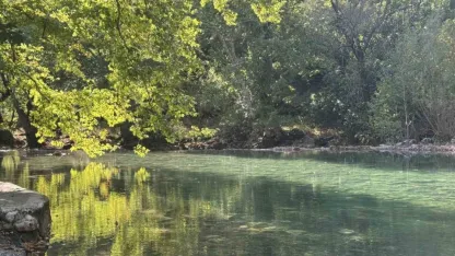 Antalya’da yazın tamamen kuruyan Üzümdere Irmağı yağışlarla yeniden suya kavuştu