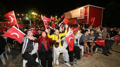Milli maç heyecanı Dokumapark’ta yaşandı