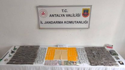Alanya’da uyuşturucu operasyonu: 2 tutuklama