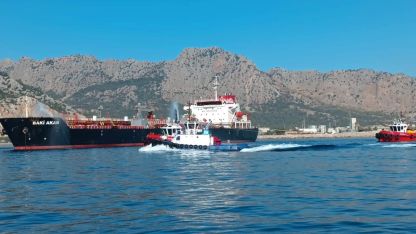 Antalya’da tanker gemisinde tatbikat