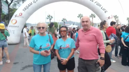 Fethiye’de kanser hastaları için koştular