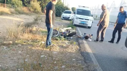 Gazipaşa’da motosikletle otomobil çarpıştı: 1 yaralı
