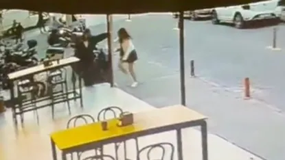 Kontrolden çıkan motosiklet duvara çarptı: 1 yaralı