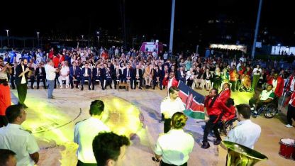Dünya Bedensel Engelliler Plaj Oyunları’nın açılış töreni yapıldı
