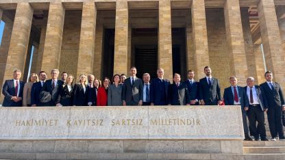 Manavgat Belediye Başkan Vekili Çiçek, Anıtkabir'de