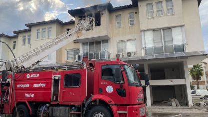 Korkutan yangın büyümeden söndürüldü