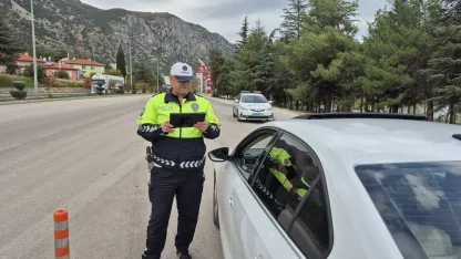 Trafik denetiminde 'elma hasadı' yoğunluğu