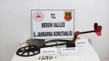 Mersin’de kaçak kazı yapan şahıs suçüstü yakalandı
