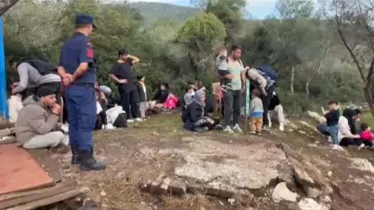 Milas’ta 74 kaçak göçmen yakalandı