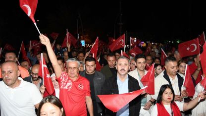 Kemer'de Cumhuriyet coşkusu