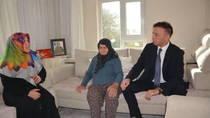 Başsavcı Kapıcı'dan şehit ailesine ziyaret