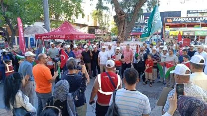 Antalya’da Gazze’ye destek yürüyüşü: “Unutmayacağız, unutturmayacağız!”