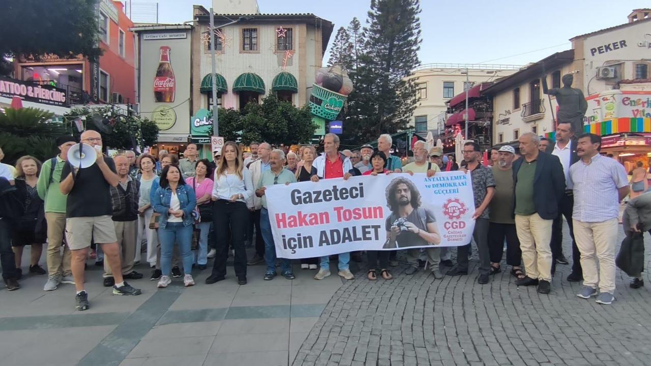 Antalya’da Hakan Tosun için toplandılar