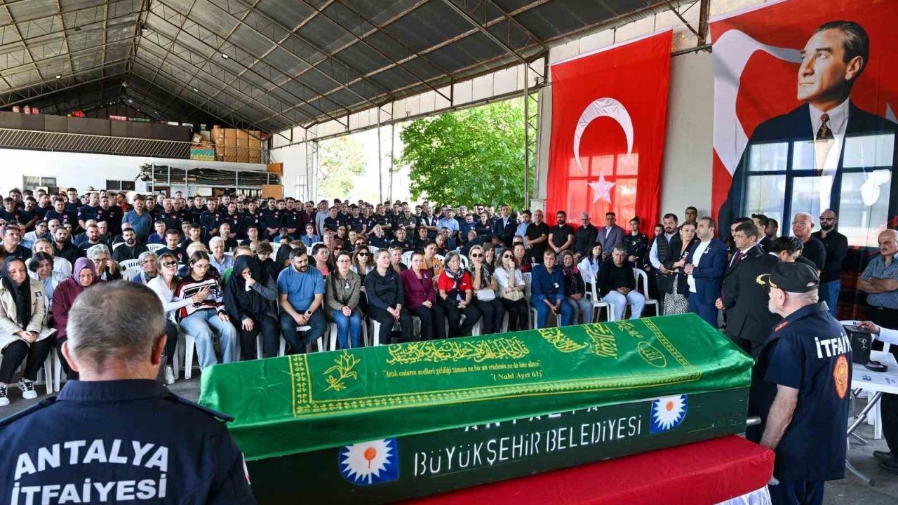 Antalya’da itfaiye teşkilatının acı günü