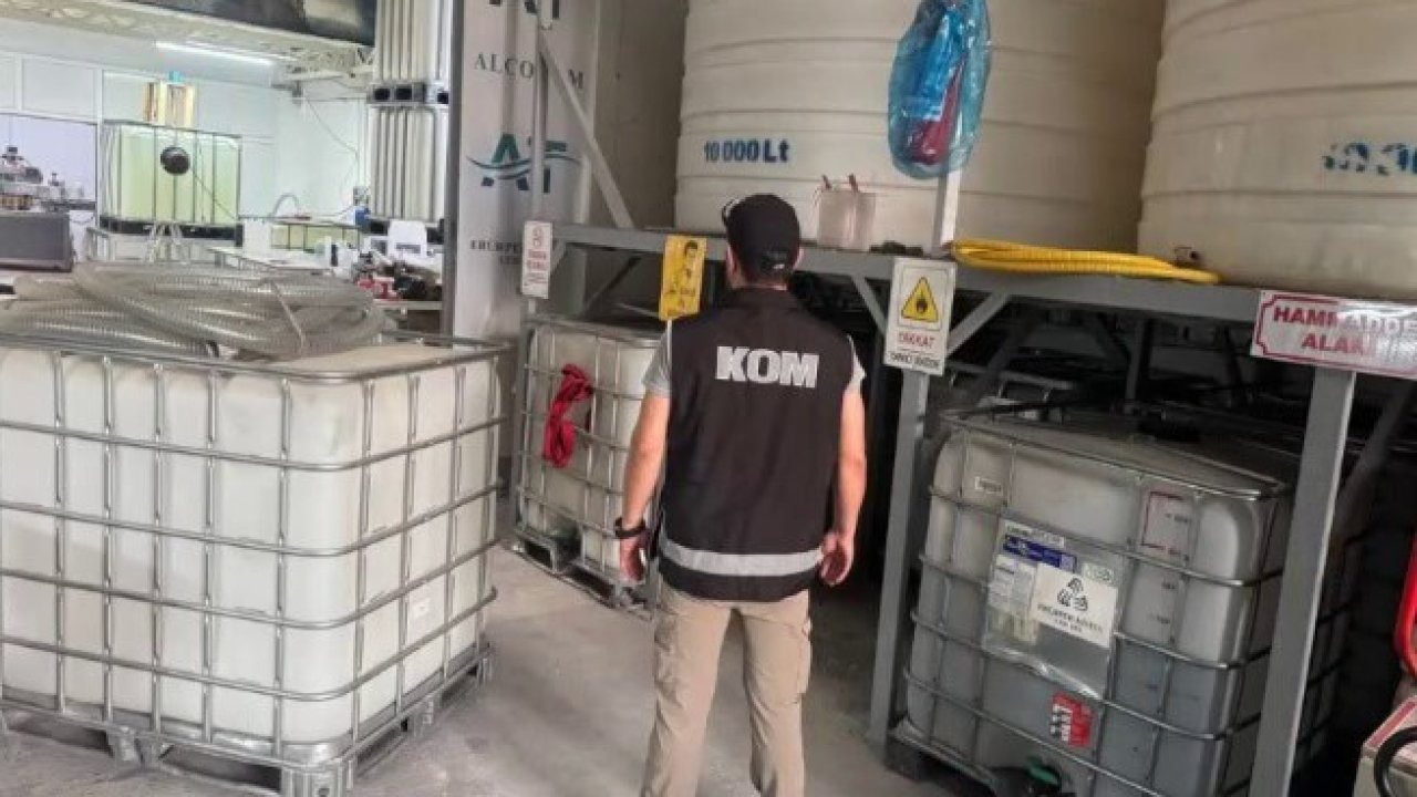 Antalya’da kaçak alkol operasyonu: 14 bin 884 litre kaçak alkol ele geçirildi