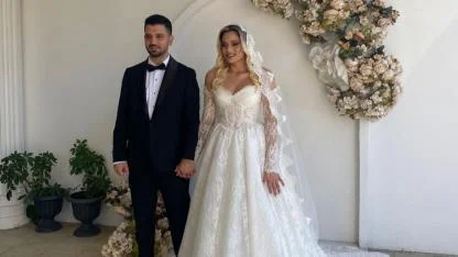 Antalya’da peri masalı gibi düğün: Aleyna Tayfur ve Fethi Barış Dudu evlendi