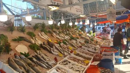 Antalya’da semt pazarının gözde balıkları!