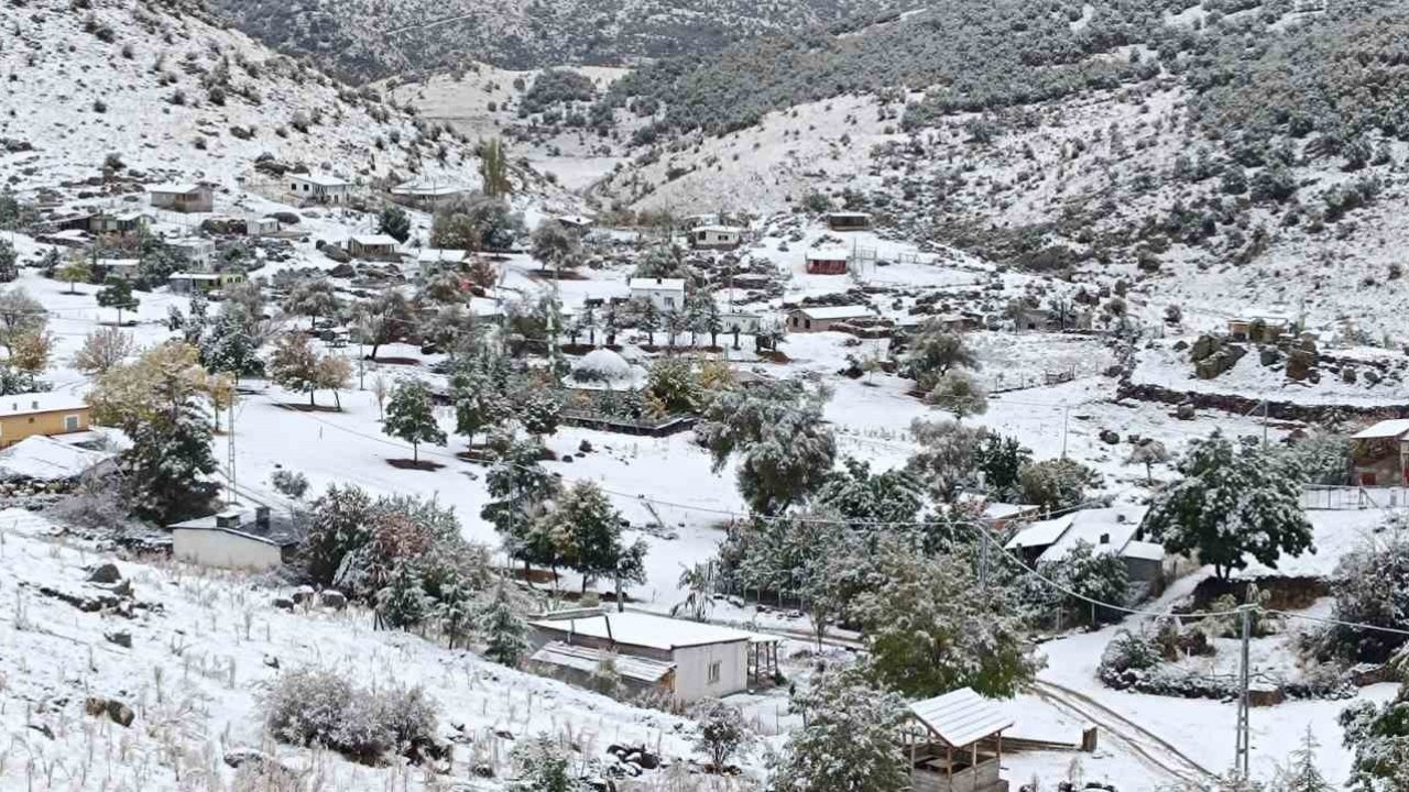 Antalya’nın yüksek kesimleri karla kaplandı