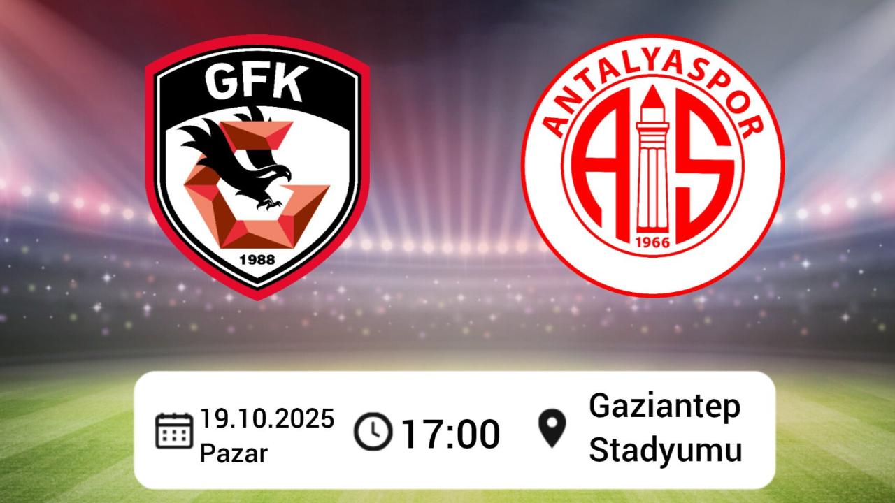 Antalyaspor, Gaziantep deplasmanında! Muhtemel 11’ler