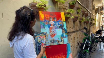 Art Is Now grubu, Kaleiçi'nde sanat atölyesi düzenledi