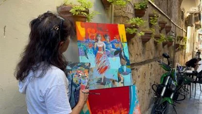 Art Is Now grubu, Kaleiçi'nde sanat atölyesi düzenledi