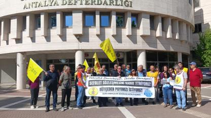 BES Antalya Şubesi: “Sefalete teslim olmayacağız!”