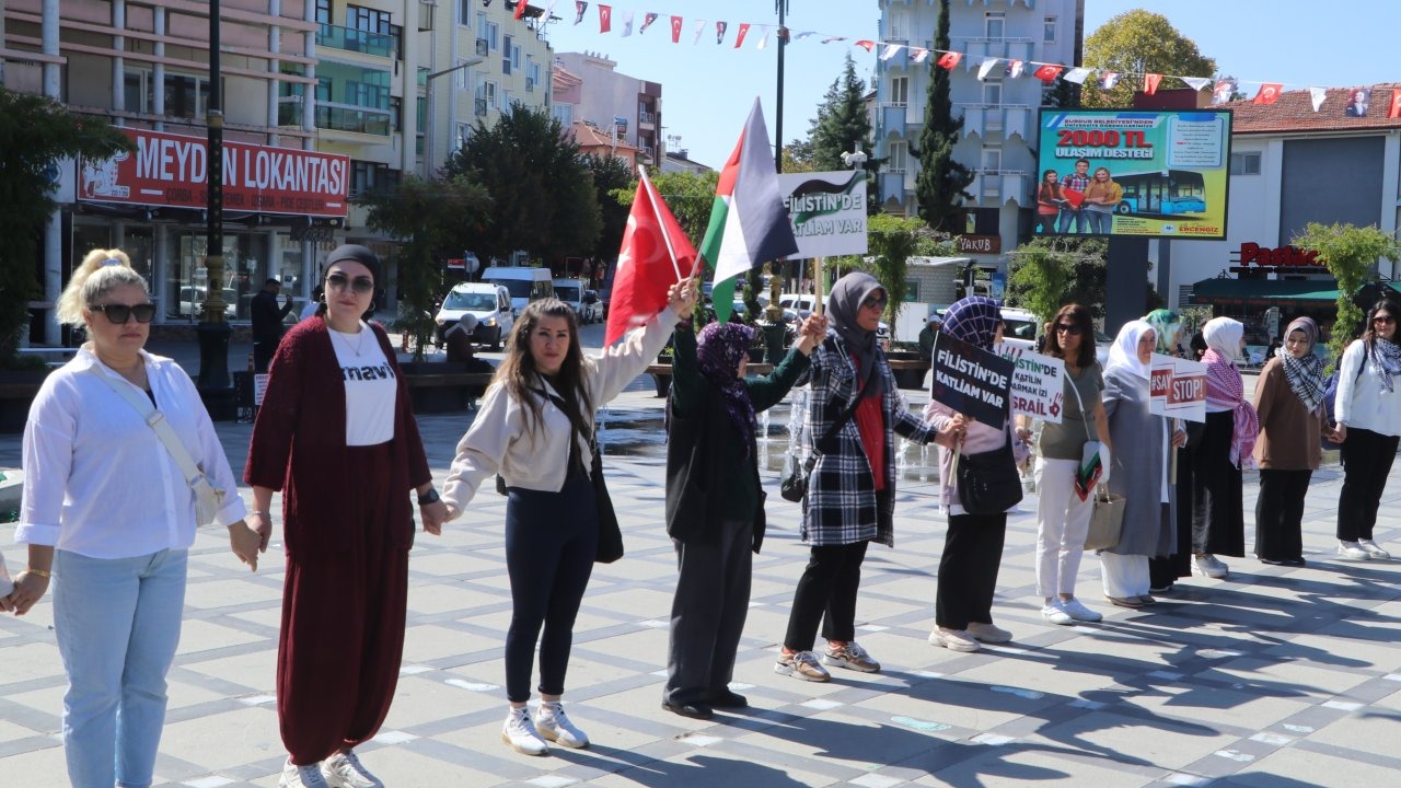 Burdur&#039;da sessiz çığlık eylemi