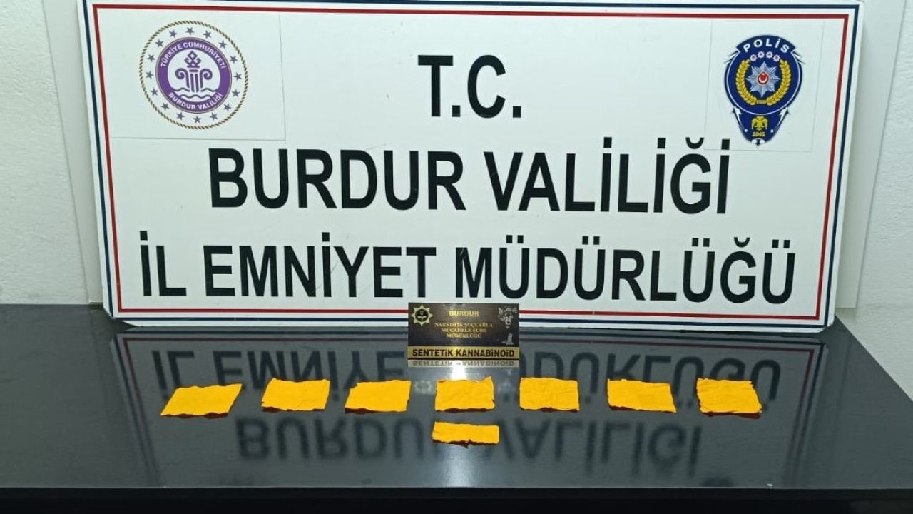 Burdur’da uyuşturucu operasyonu: 1 tutuklama