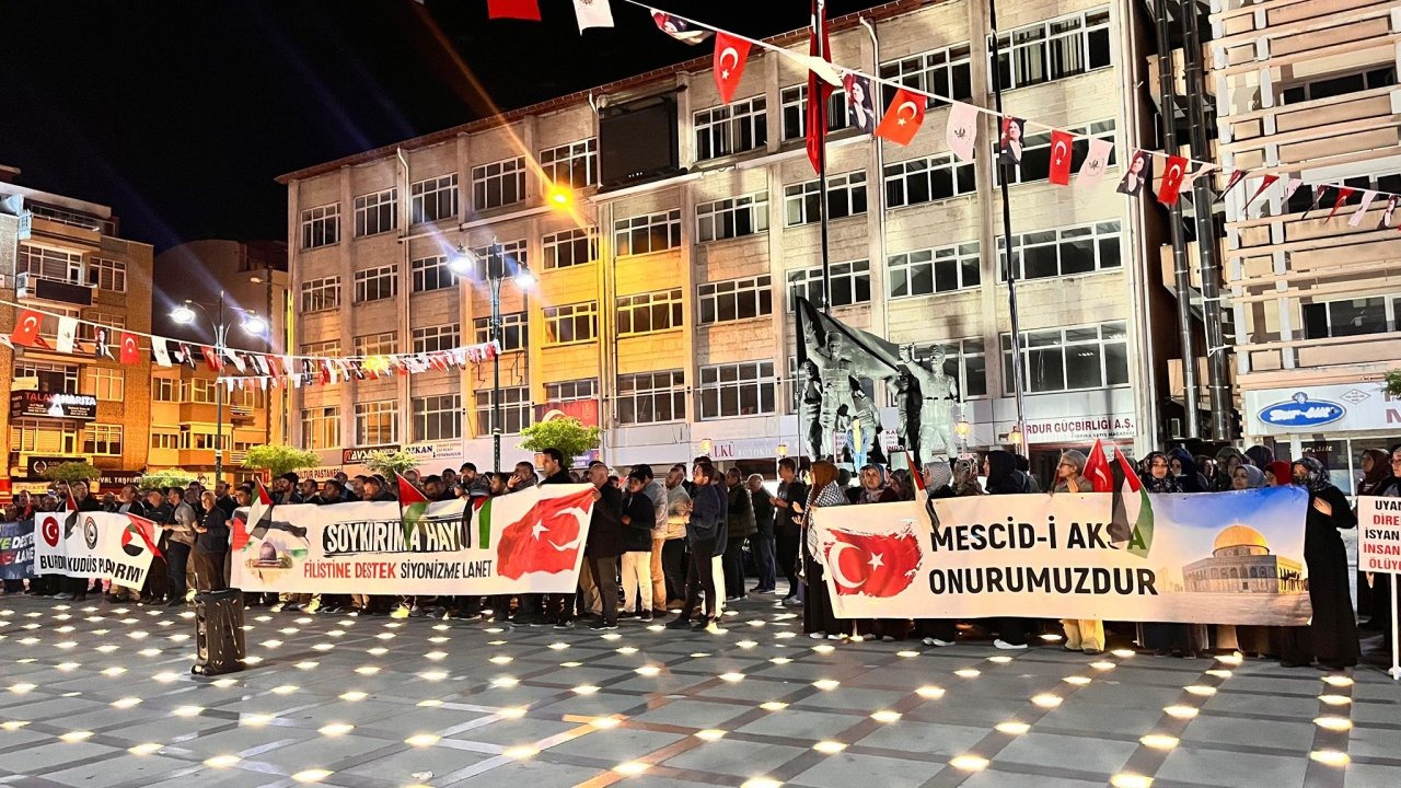 Burdur&#039;dan Sumud&#039;a destek