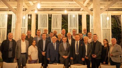 Hüseyin Baraner Antalyalı gazetecileri Thomas Bösl ile buluşturdu