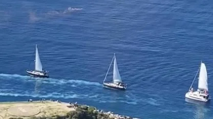 Kaş'ta Cumhuriyet'in 102. Yılı tekne kortejiyle kutlandı!