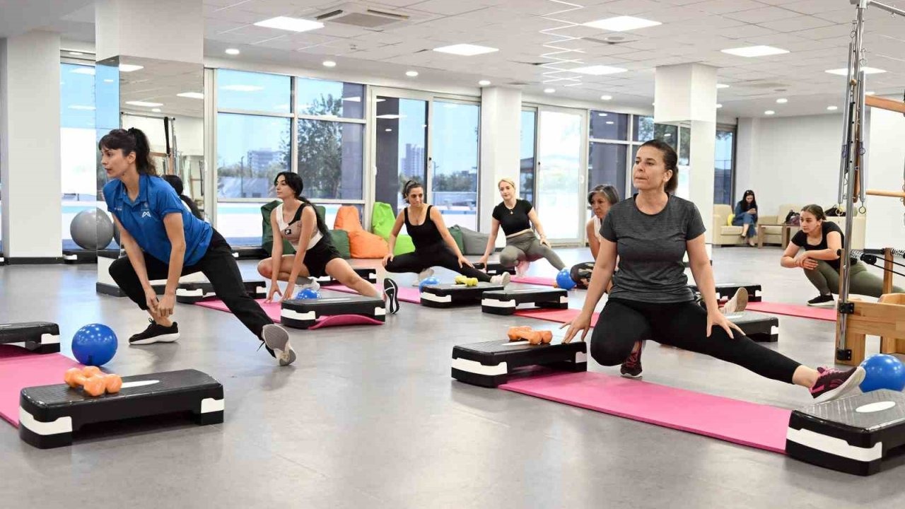 Mersin’de kadınlara ücretsiz pilates desteği