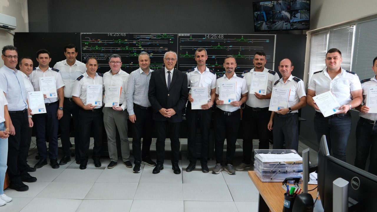Raylı sistem kontrolörlerine AB standartlarında sertifika