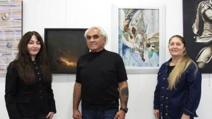 Sanatçı ailenin eserleri ortak sergide buluştu