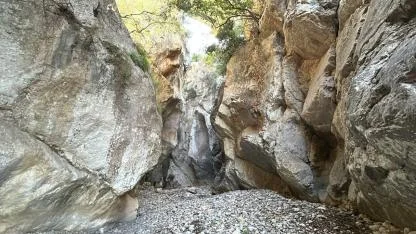Son 65 yılın en kurak yılı kanyonu kuruttu