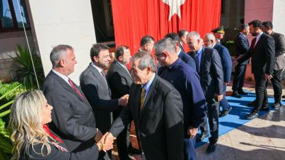 Vali Hulusi Şahin’in ev sahipliğinde Tebrikat Kabul Töreni gerçekleşti