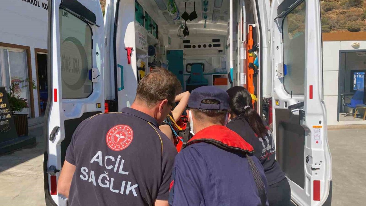 Yatta yaralanan vatandaşa Sahil Güvenlik’ten tıbbi tahliye