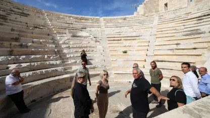 Rektör Özkan, Patara Antik Kenti’nde incelemelerde bulundu