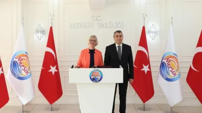 Almanya Büyükelçisi Sorg, Mersin’de Vali Toros ile görüştü