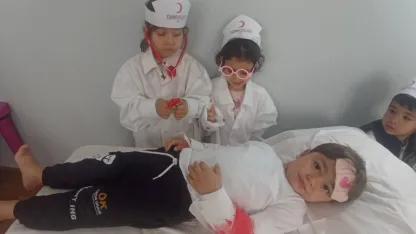 Anamur’da miniklerden ’Kızılay Haftası’ etkinliği