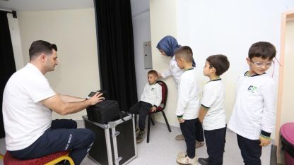Anaokulu ve ilkokulda göz sağlığı taraması