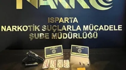 Isparta’da uyuşturucu operasyonunda 6 gözaltı