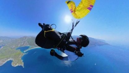 'Düştü’ diye ihbarı edilen paraşütçünün, evinde olduğu ortaya çıktı