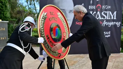 Kepez'de 10 Kasım Atatürk'ü anma töreni